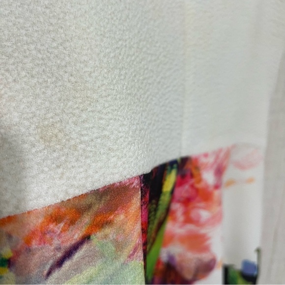 Black Halo Anthropologie Campania Mini Floral Dress - Picture 5 of 8